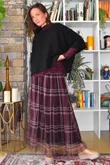Tiby Cashmere Touch Layering Top Leopard Aubergine